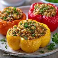 Baked Daniel Fast Stuffed Peppers