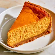 No Bake Pumpkin Spice Cheesecake: Lighter Version