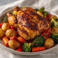 Chicken and Veggies: Healthy One Pan Meal