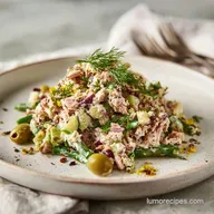 Quick No Mayo Tuna Salad in 10 Minutes with Zesty Mediterranean Flair
