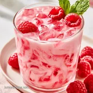 Raspberry Cream Soda with Fresh Berries