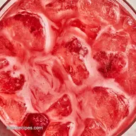 Raspberry Dream Soda with Coconut Syrup