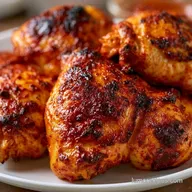 Simple Roasted Chicken Thighs: Crispy