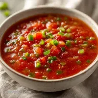 Tomato and Green Chili Soup: One-Pot