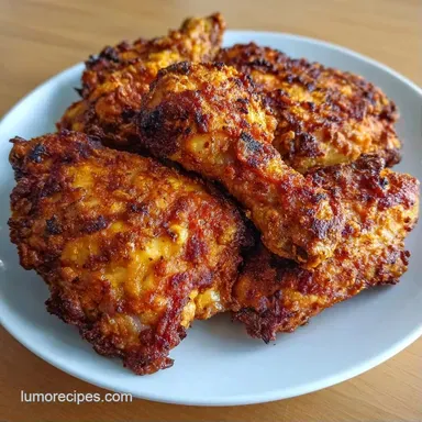 Air Fryer Chicken Thighs in 25 Minutes Recipe Card