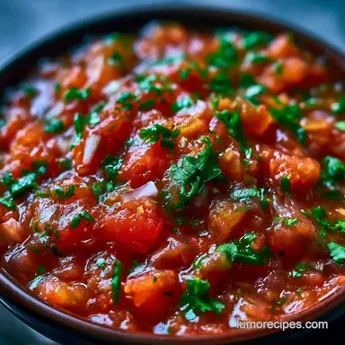 Mexican Salsa in 20 Minutes Recipe Card