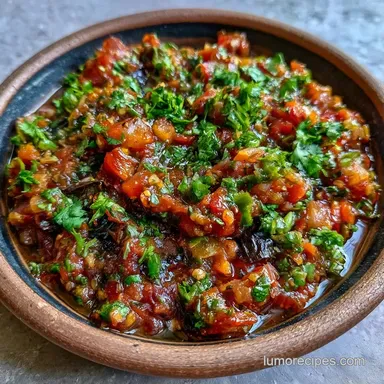 Authentic Roasted Tomato Salsa for 6 Recipe Card