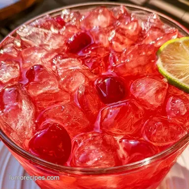 Cherry Lime Soda in 10 Minutes Recipe Card