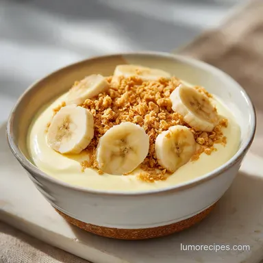 Cottage Cheese Banana Pudding: Creamy Recipe Card
