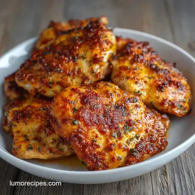 Crispy Chicken Thighs in 40 Minutes Recipe Card