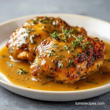 Crockpot Chicken and Gravy for 8 Servings Recipe Card