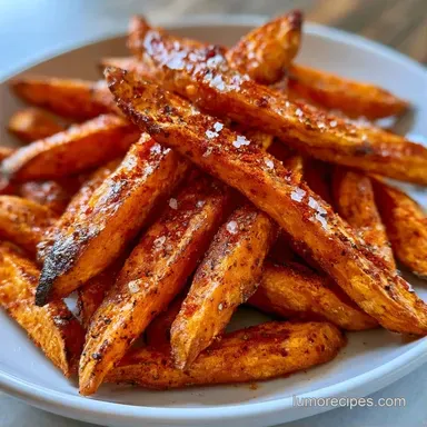 Crispy Sweet Potato Fries in 35 Minutes Recipe Card