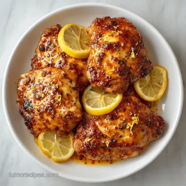 Lemon Paprika Chicken: Crispy Baked Recipe Card