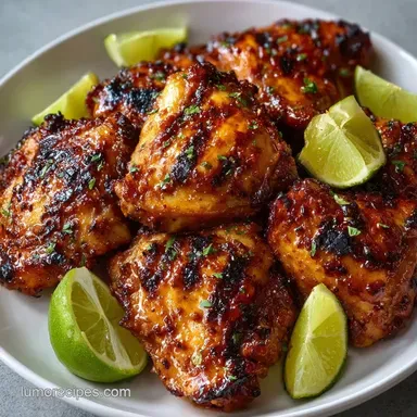 Maple Lime Chicken in 30 Minutes Recipe Card