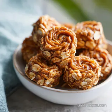 No Bake Peanut Butter Energy Bites: 40m Recipe Card