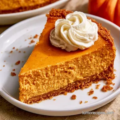 No Bake Pumpkin Spice Cheesecake: Creamy Recipe Card