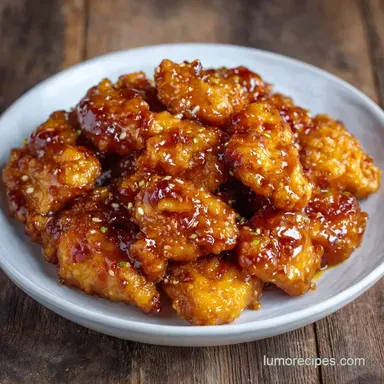 One Pan Honey Garlic Chicken for 4 Recipe Card
