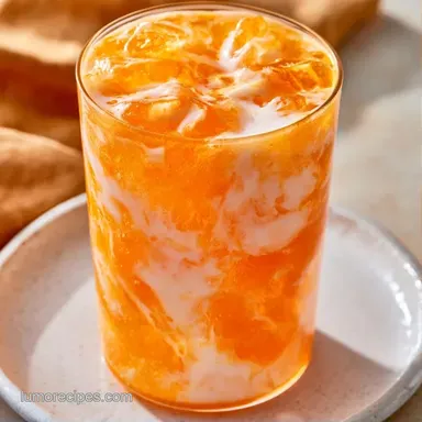 Orange Dream Dirty Soda in 5 Minutes Recipe Card