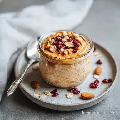 Peanut Butter Overnight Oats: Creamy Meal Prep in 5 Minutes Recipe Card