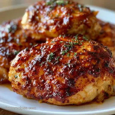 Pressure Cooker Chicken Thighs in 30 Min Recipe Card