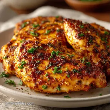 Skillet Chicken Thighs in 20 Minutes Recipe Card