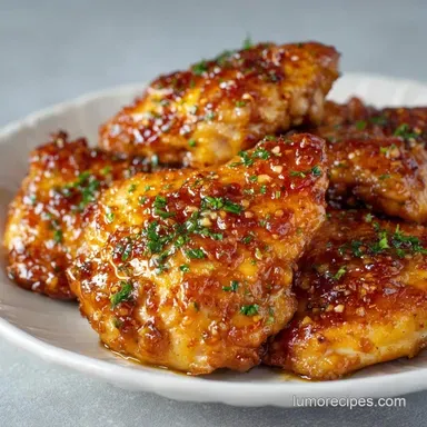 Slow Cooker Honey Garlic Chicken: Tender Recipe Card