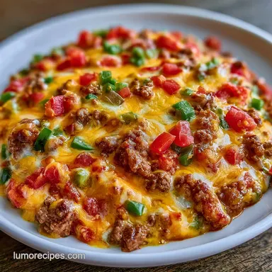 Taco Rotel Dip Just 4 Ingredients: Party Recipe Card