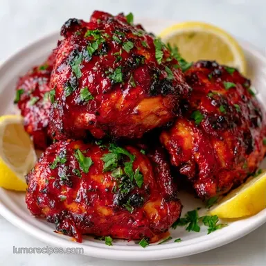 Tandoori Chicken Thighs for 4 Servings Recipe Card