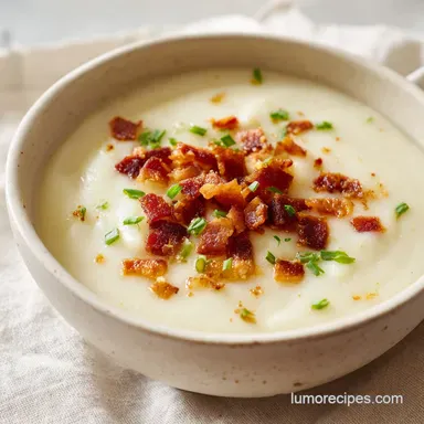 Potato Soup Recipe with Bacon Recipe Card