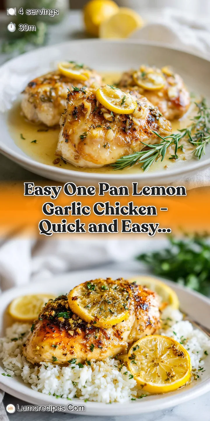 Close-up of succulent, seared chicken skin with a vibrant lemon-garlic glaze and fresh herb garnish.