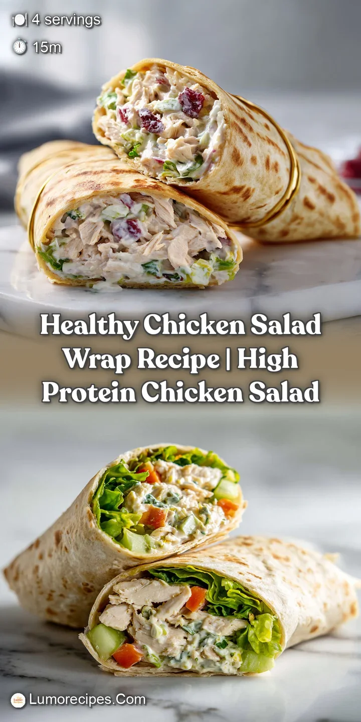 Close-up of a tender chicken salad wrap, showcasing creamy textures and finely chopped fresh vegetables with a hint of cri...