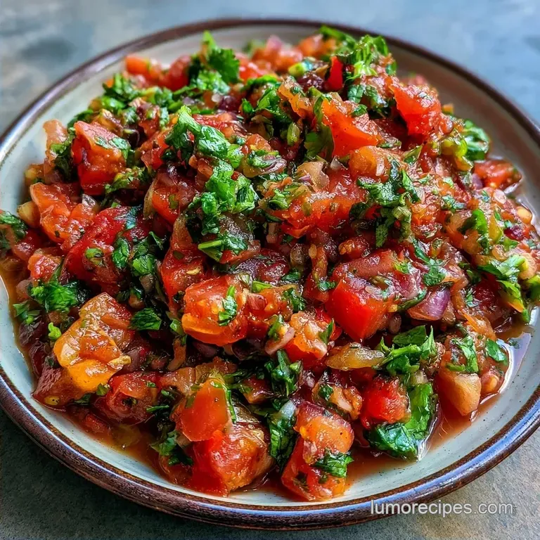 Cilantro Lime Tomato Salsa in 25 Minutes