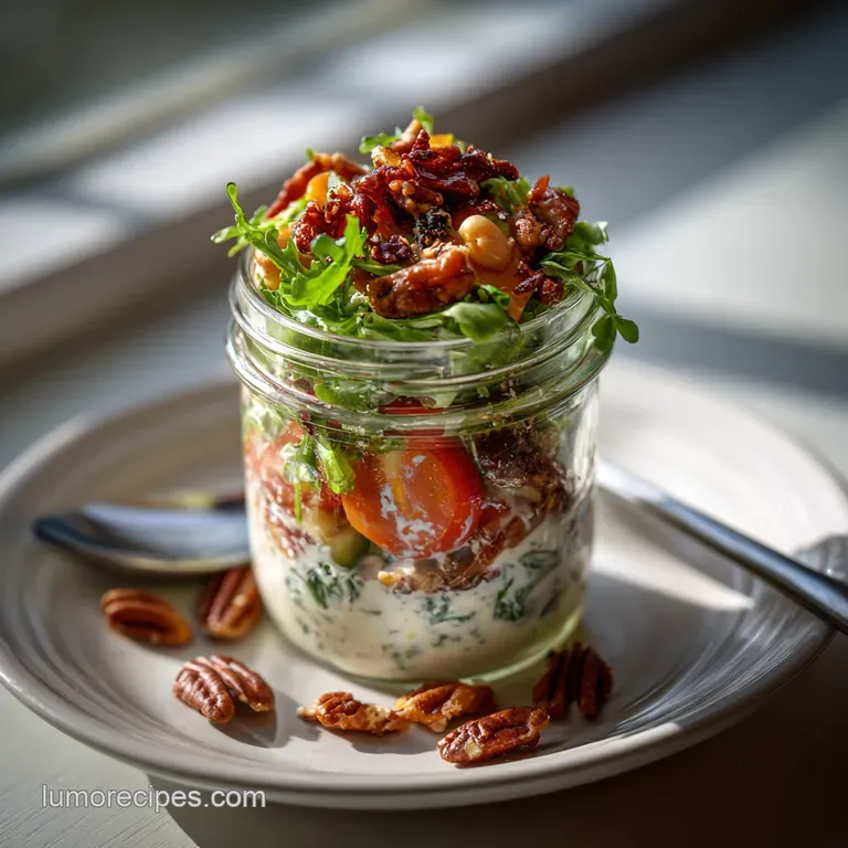 An artfully arranged assortment of fresh greens, diced tomatoes, and shredded carrots spilling from a rustic bowl.