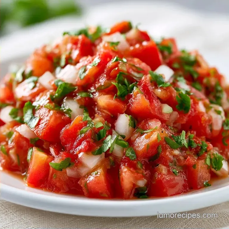 Fresh Chunky Tomato Salsa