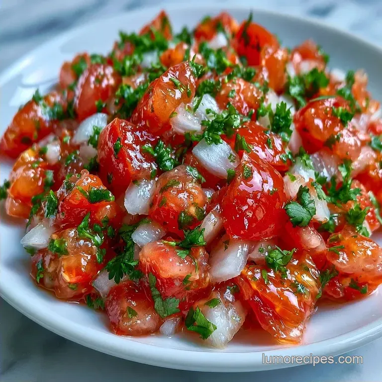 Fresh Pico de Gallo in 15 Minutes