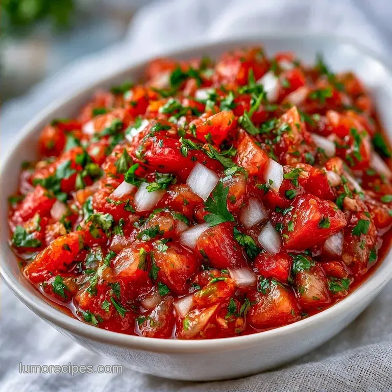 Authentic Chunky Tomato Salsa