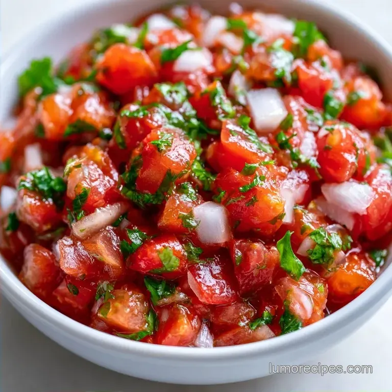 Fresh Tomato Salsa: Zesty and Chunky