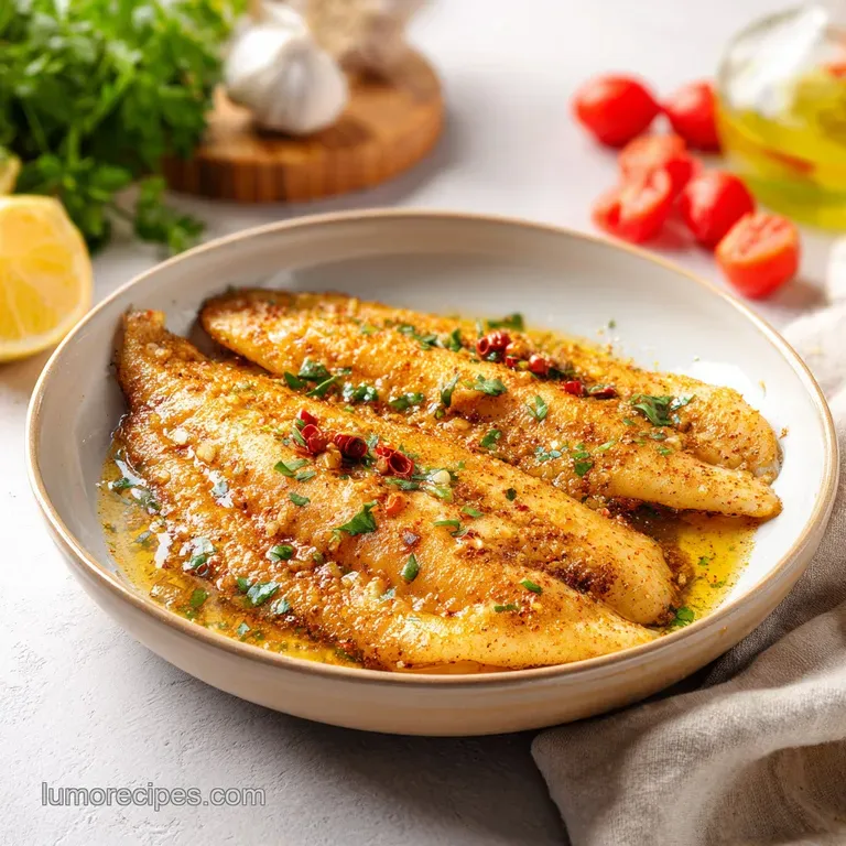 Garlic Butter Oven Baked Tilapia: Tender and Golden