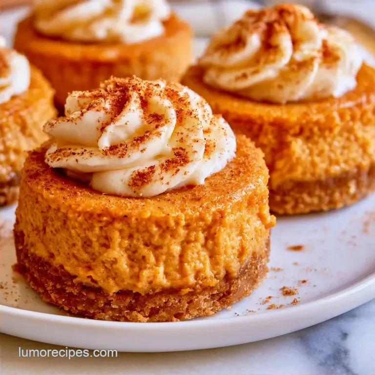 Gluten-Free Pumpkin Cheesecake Bites in 50 Minutes