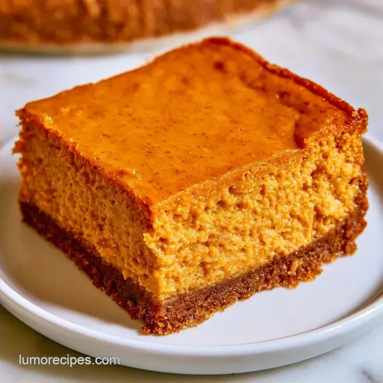 GlutenFree Pumpkin Cheesecake Bars with Gingersnap Crust