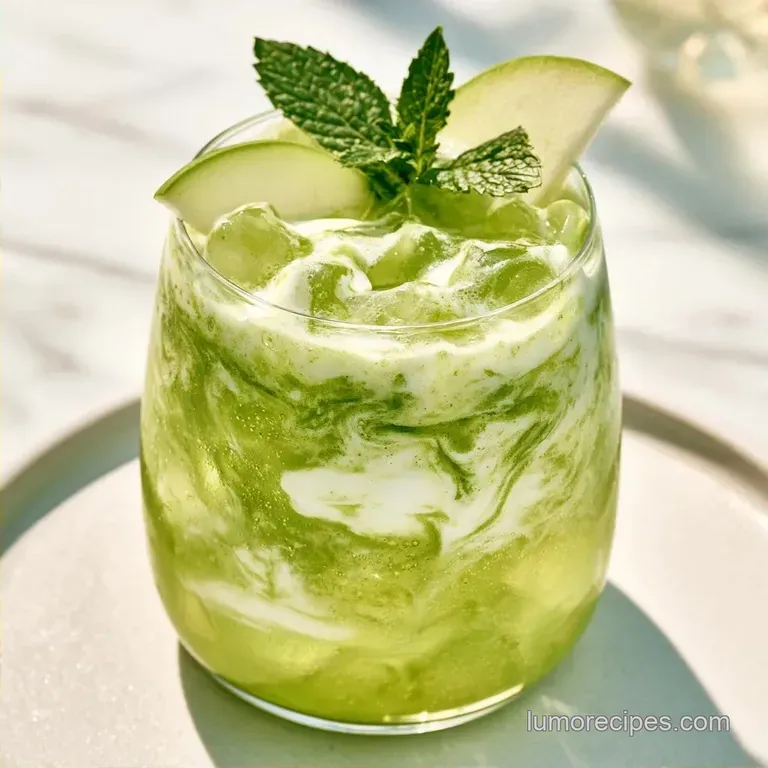 Green Apple Dirty Soda in 5 Minutes