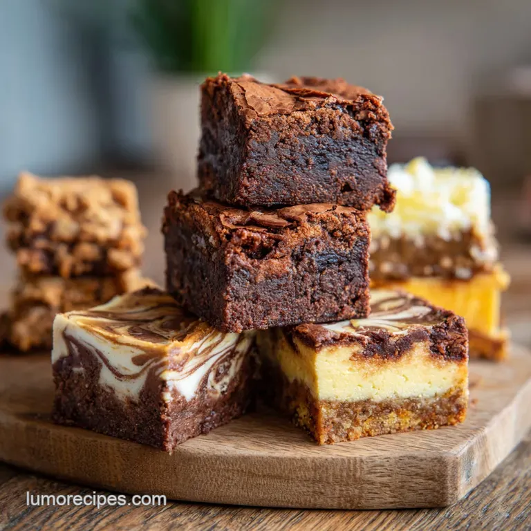Easy Homemade Brownie and Bar Recipes