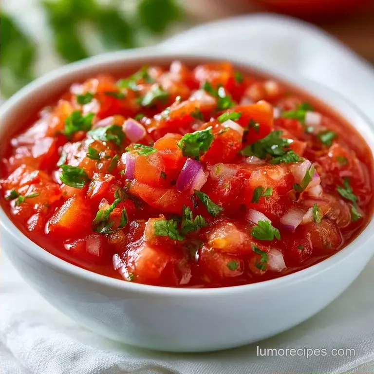 Authentic Homemade Salsa in 10 Minutes