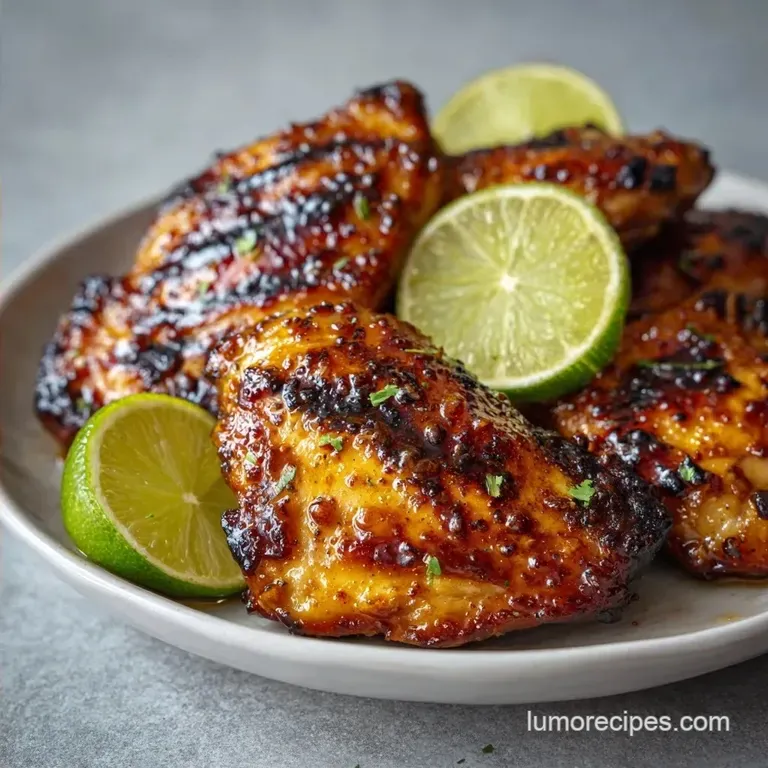 Maple Lime Chicken: Crispy and Sticky