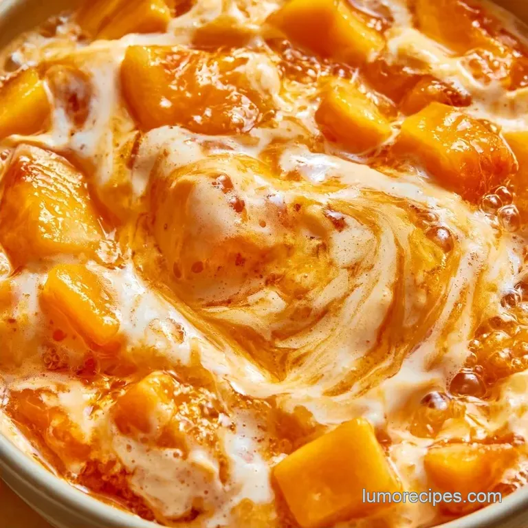 Peaches and Cream Dirty Soda in 21 Minutes