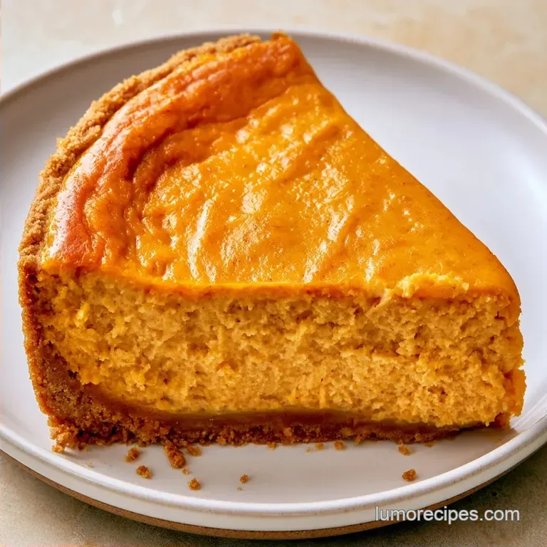 No-Bake Pumpkin Pie Cheesecake: Rich and Spiced