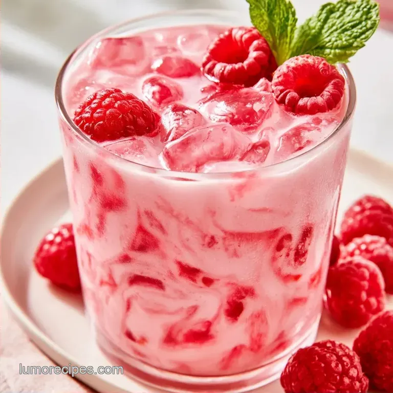 Raspberry Cream Soda with Fresh Berries