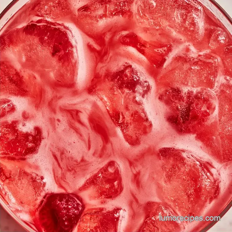 Raspberry Dream Soda with Coconut Syrup