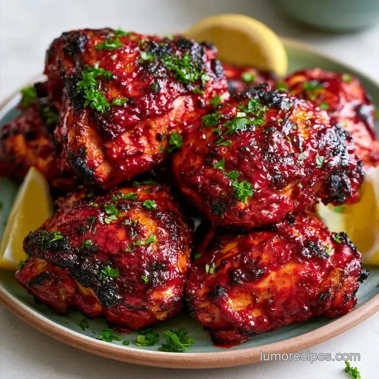Tandoori Chicken Thighs with Greek Yogurt