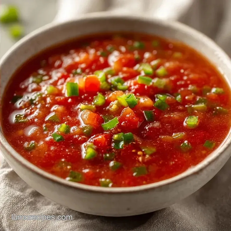 Zesty Garden Harvest: Tomato and Green Chili Soup